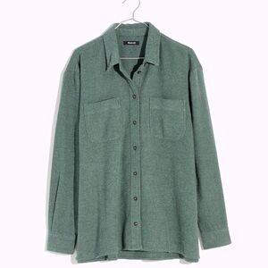 Madewell Oversized Boyfriend Textured Shirt